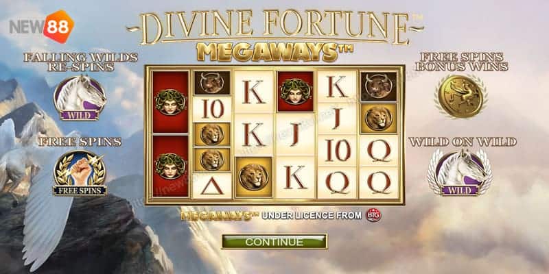Hướng Dẫn Chơi Nổ Hũ Divine Fortune Megaways Chi Tiết Nhất 1 Divine Fortune Megaways